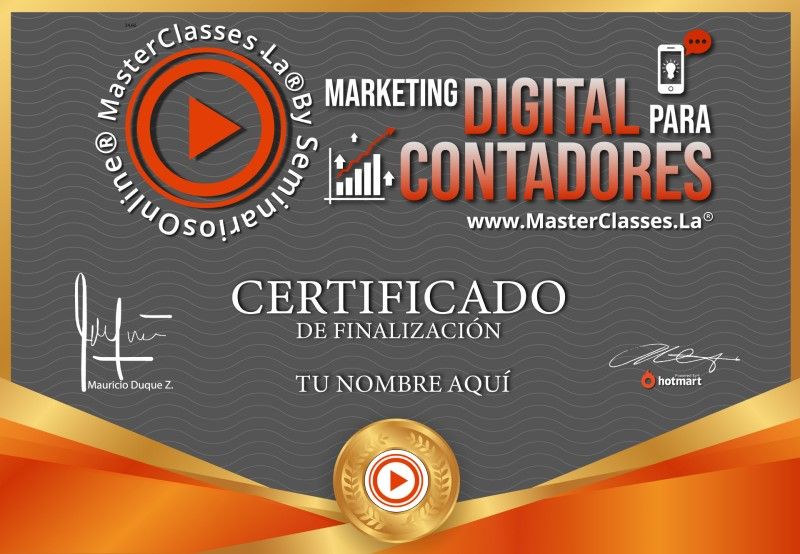Certificado de Marketing Digital para Contadores