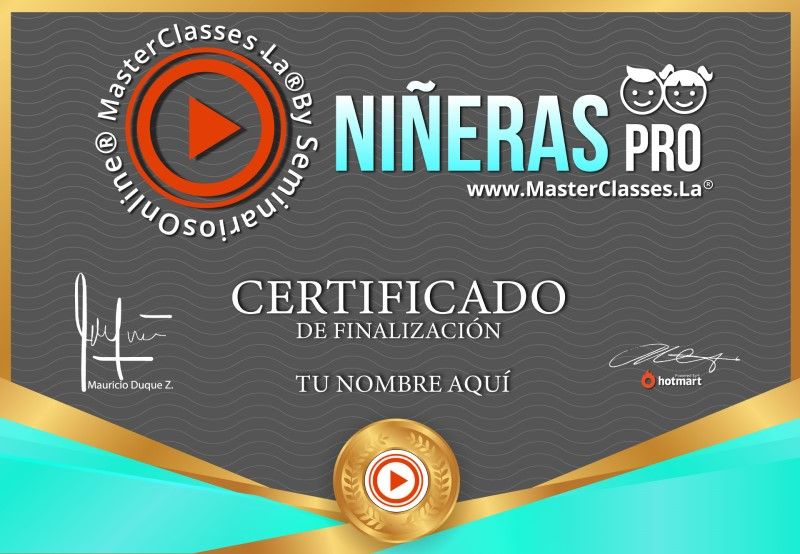 Certificado de Niñeras Pro