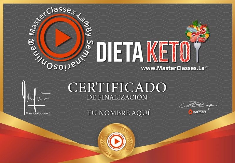 Certificado de Dieta Keto