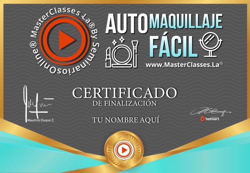 Certificado de Automaquillaje Fácil
