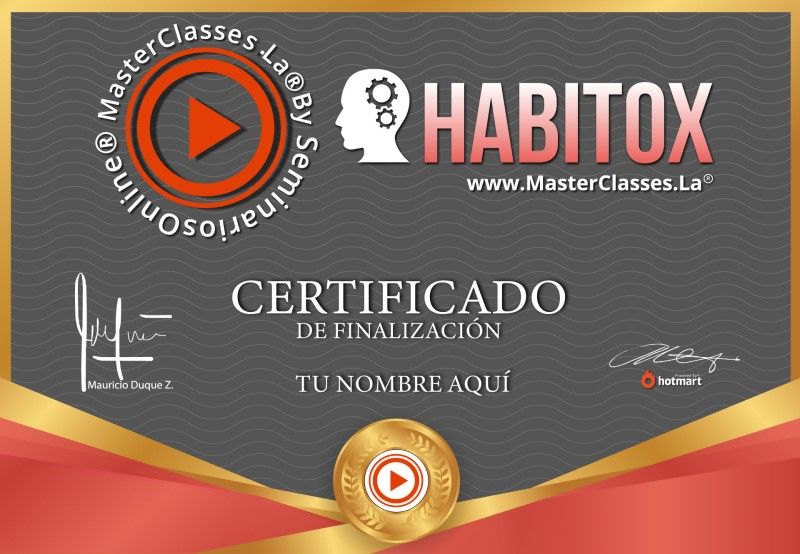 Certificado de Habitox