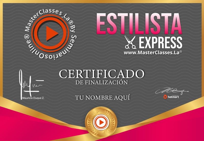 Certificado de Estilista Express