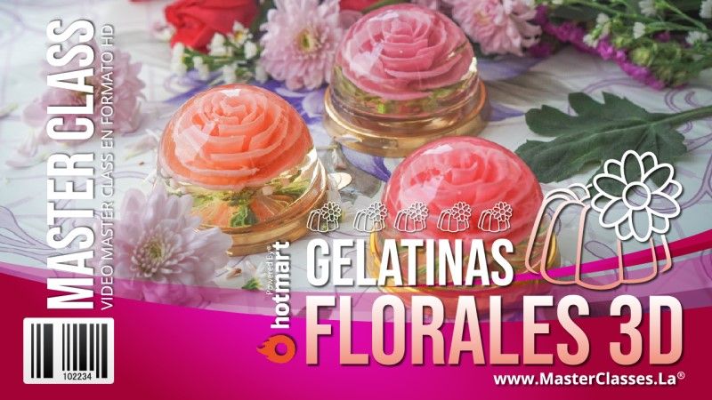 Gelatinas Florales 3D