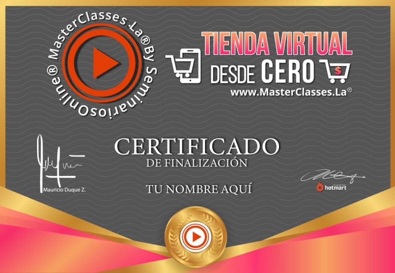 Certificado de Tienda Virtual desde Cero